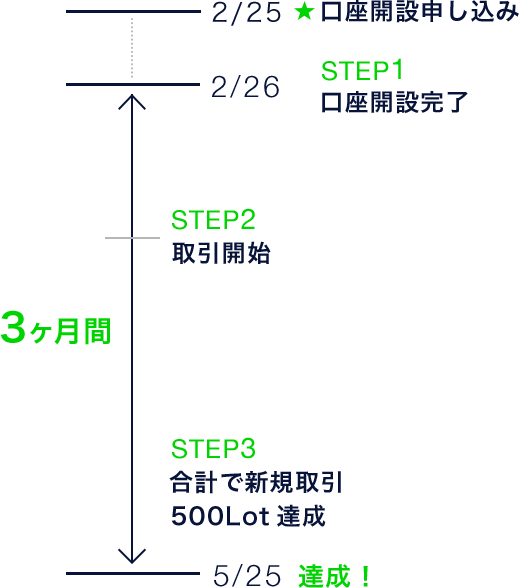 【DMM FX】の口座開設を完了+口座開設完了日から3か月以内に新規取引500Lot以上で『20,000円』をキャッシュバック！